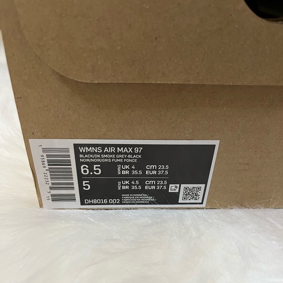 NEW NIKE Women’s AIR MAX 97, Black size 6.5 (5 men’s) - Picture 7 of 8